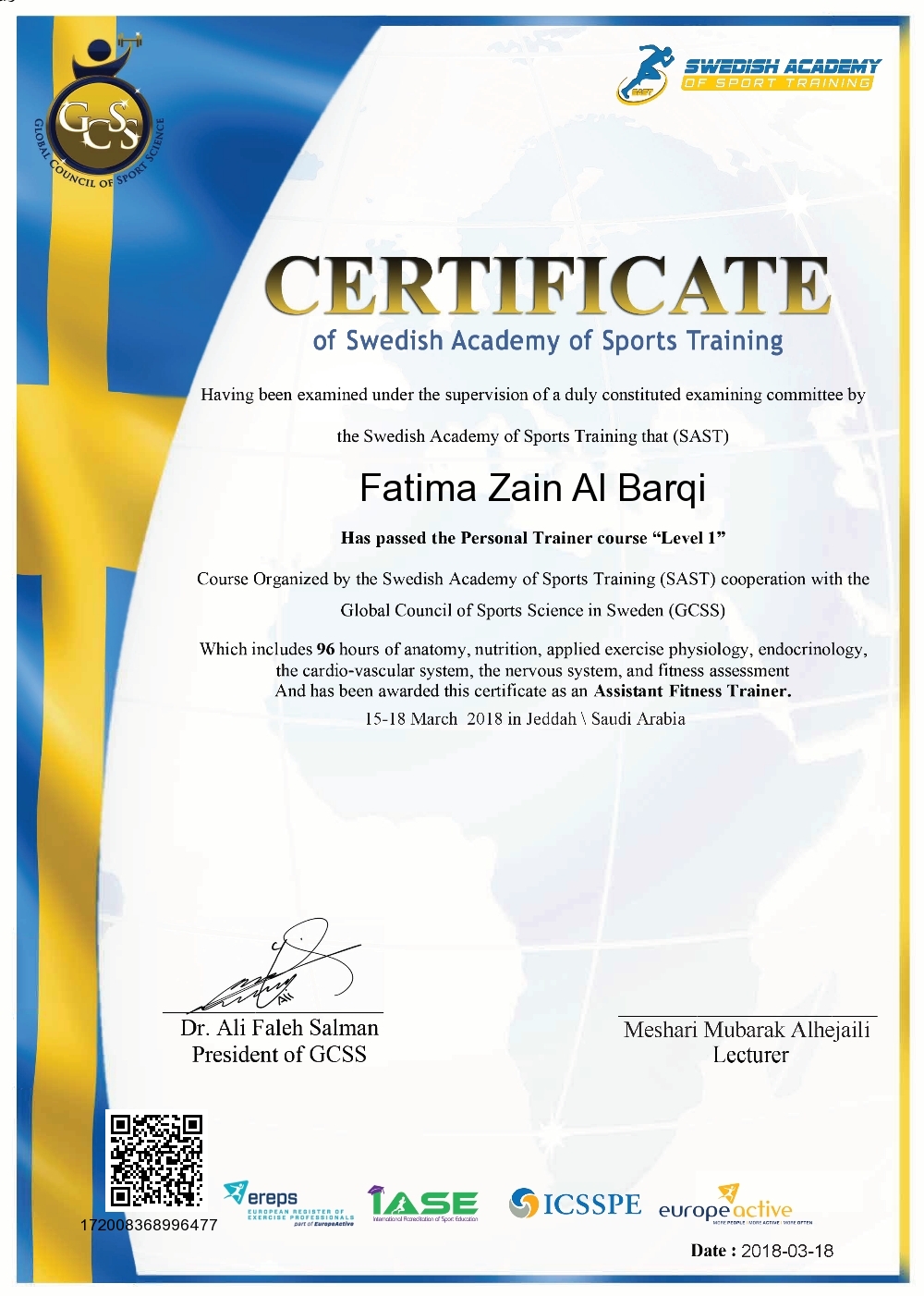 Fatima Zain Al Barqi